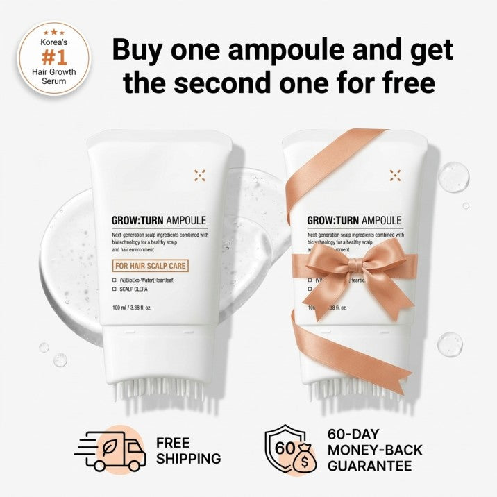 Korea's # 1 Hair Growth Serum with Applicator Brush