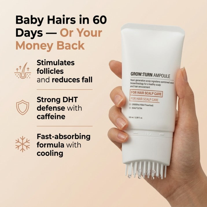 Korea's # 1 Hair Growth Serum with Applicator Brush